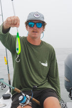 Load image into Gallery viewer, Nantucket Tackle Tuna Logo, Lat/Long Sleeve