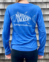 Load image into Gallery viewer, Nantucket Tackle Tuna Logo, Lat/Long Sleeve
