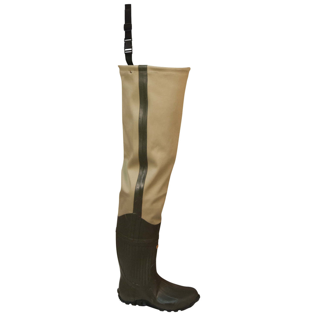 Frogg Toggs Bull Frogg 3-Ply Canvas Hip Boot w/ Lug Sole