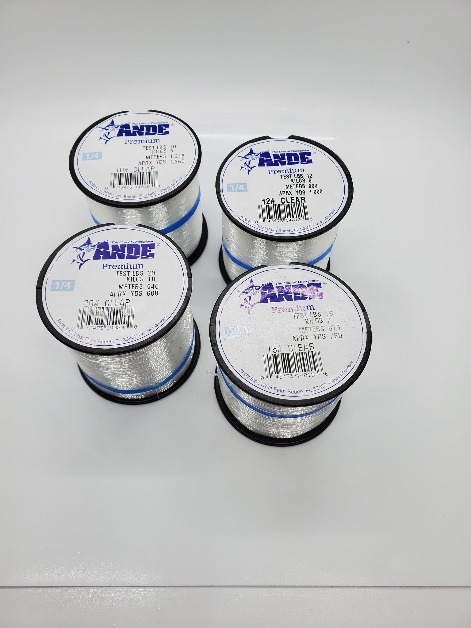 Ande Premium Monofilament - 1/4lb Spool – Nantucket Tackle Center