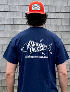 Nantucket Tackle Tuna Logo Classic Pocket Tee Shirt