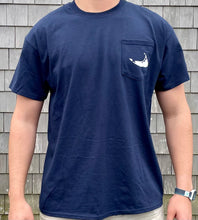 Load image into Gallery viewer, Nantucket Tackle Tuna Logo Classic Pocket Tee Shirt
