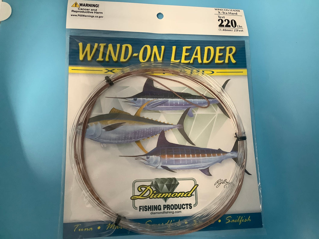 Diamond Xtra-Hard Wind-On Leader